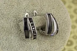 Сережки Xuping Jewelry вітрила 1,5 см сріблясті - мініатюра 2