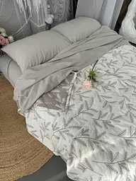 Плед-покривало COLORFUL HOME Forest муслінове молочне 210х250 см - мініатюра 10