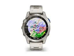 Смарт-годинник Garmin D2 Mach 1 Aviator Smartwatch with Vented Titanium Bracelet (010-02582-50/51) - мініатюра 7