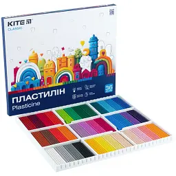 Пластилін восковий Kite Classic 36 кольорів 720 г (K-078) - мініатюра 4