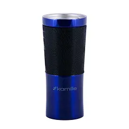 Термокухоль Kamille KM-2065 480мл синій - мініатюра 3