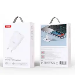 Мережевий зарядний пристрій XO L126 USB-C PD20W Fast Charging Charger Білий - мініатюра 4
