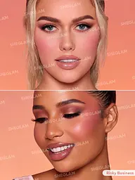 Рідкі матові рум'яна Sheglam Color Bloom Liquid Blush Matte Finish-Risky Business - мініатюра 2
