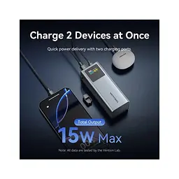 Акумулятор зовнішній (павербанк) Vention 20000mAh 100W (FKC) - мініатюра 2