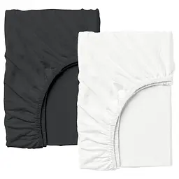 Набір простирадло на резинці 180х200 WHITE / BLACK COSAS (4822052062234)