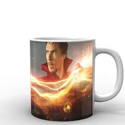 Кухоль GeekLand Доктор Стрендж Doctor Strange вогняні блискавки DS.02.002.917 330 мл білий - мініатюра 3