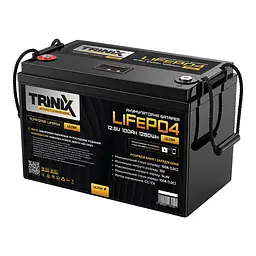 Акумуляторна батарея літій-залізо-фосфатна 12.8В 100А*год Trinix TLFP-12100 Ultra LiFePO4 з Bluetooth (Black) (44-00085) - мініатюра 5