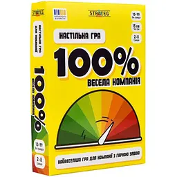 Настільна гра Strateg Весела компанія 100% 30949 110 карток
