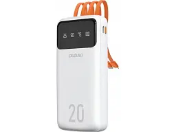 Внешний аккумулятор (павербанк) Dudao K6Pro+ 20000 mAh 10W White (6977196682409)