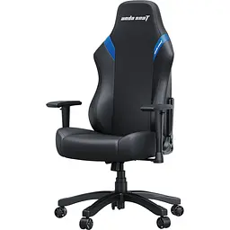 Крісло ігрове Anda Seat Luna Size L Black/Blue PVC (AD18-44-BS-PV) - мініатюра 8