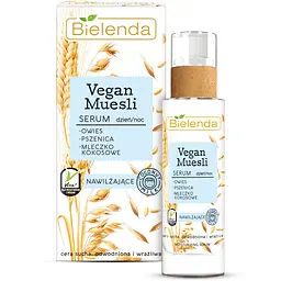 Сироватка зволожуюча Bielenda Vegan Muesli Mattifying Day Night Cream 30 мл - мініатюра 2