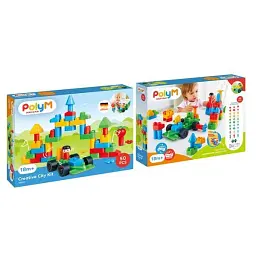 Конструктор PolyM Місто 50 деталей (760007) - мініатюра 3