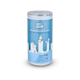 Вологі серветки Pet Clean PET WATERLESS SHAMPOO WIPES для тварин із медово-овсяним ароматом 50 шт. (арт.CCPS50)