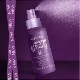 Спрей-фіксатор TopFace Always Glowing PT573 100 мл - мініатюра 2