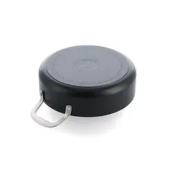 Сотейник з кришкою KitchenAid АС, 28 см, 4,28 л, з керам покриттям, матовий чорний (CC010431-001) - мініатюра 4