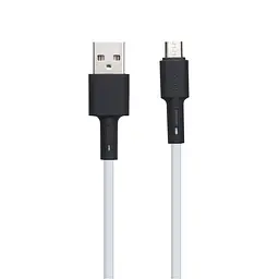 Кабель Borofone BX31 Silicone Micro USB 5А 1 м Білий