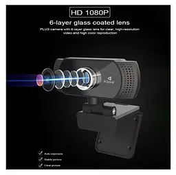 Вебкамера Kisonli PC2 1080p 5P з мікрофоном - мініатюра 6