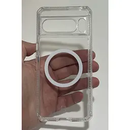 Оригінальний протиударний чохол Itskins Ultra Hybrid MagSafe для Google Pixel 8 Pro (6.7") прозрачный - мініатюра 6