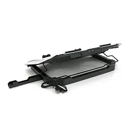 Підставка для ноутбука IceCoorel N9, 10-18", 2*125mm 1400±10% RPM, корпус пластик+алюміній, 2xUSB 2.0 + LCD display, 461x298x52mm, Silver, Box, Q8 - мініатюра 3