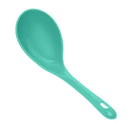 Ложка для мультиварки рису половник пластикова глибока 22х7 см, Kitchen Master Зелений 84516 - мініатюра 2