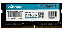 Модуль пам'яті Wibrand DDR4 32GB 3200MHz CL22 SODIMM (WI3200DDR4S/32GB)