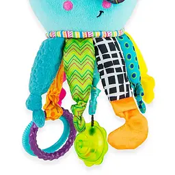 М'яка іграшка-підвіска Lamaze Кальмар з прорізувачем (L27068) - мініатюра 3