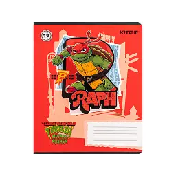 Зошит Kite Ninja Turtles, 12 аркушів, лінія (NT24-234) - мініатюра 4