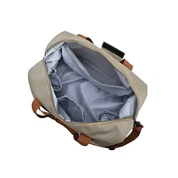 Дорожня сумка SKU402 32л бежева (SKU402-BC-Beige) - мініатюра 3