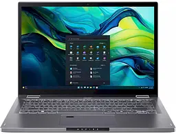 Ноутбук Acer Aspire Spin 14 ASP14-52MTN 14 WUXGA IPS Touch, Intel U7-155U, 32GB, F1TB, UMA, Win11, сірий (NX.J3JEU.004)