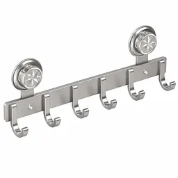 Металева вішалка на двері Storage rack AND 101-20 чорна • Навісні гачки в стилі ЛОФТ для одягу, рушників, сумок та аксесуарів