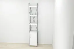 Етажерка 4/34 Ferrum-decor Серії Конект з тумбою 179x34x28 Сірий ДСП (FRD-104477) - мініатюра 2