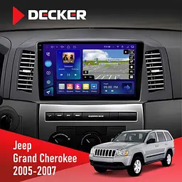 Штатная магнитола Jeep Grand Cherokee 2005-2007 Small Screen Decker D10-009 4x64, DSP, 4G, 2k Decker (НФ-00008817)