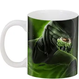 Кухоль GeekLand Mortal Kombat Мортал Комбат рептилія MK.02.21 330 мл білий - мініатюра 3