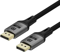 Кабель ColorWay DisplayPort - DisplayPort V2.1 16K 1.5м (CW-CBDP091-BK) Чорний
