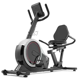 Горизонтальний велотренажер Hop-Sport HS-060L Pulse сріблястий 2020 - мініатюра 1