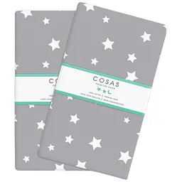 Набір наволочок Cosas Starsfall 50х70 см сірий (SetPillow_StarfallGrey_50х70)