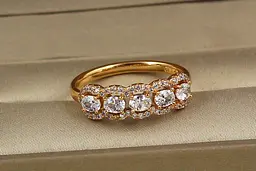 Кільце Xuping Jewelry прибій р 19 золотисте