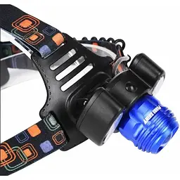 Ліхтар налобний RB-188 акумуляторний USB 3LED T6 + 2хCOB - мініатюра 2