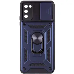 Чохол Ummi Camshield Serge Ring для Samsung Galaxy A03s Синій / Navy
