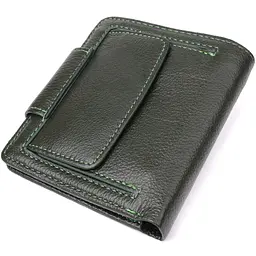 Вертикальний жіночий гаманець із натуральної шкіри ST Leather 9,5х11х2 см acs0029645 - мініатюра 2
