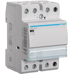 Автоматичний вимикач Hager 40 A 230V 3NO 3P (A) (ESC340)