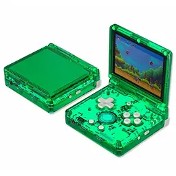 Ігрова консоль Anbernic RG35XXSP + 5000 Ігор 64 ГБ Green Transparent - мініатюра 4