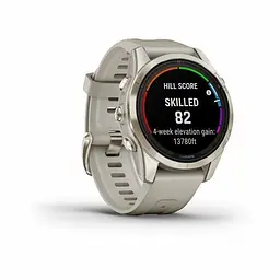 Смарт-годинник Garmin Fenix 7S Sapphire Solar Soft Gold w. Light Sand Band (010-02776-14/15) - мініатюра 2
