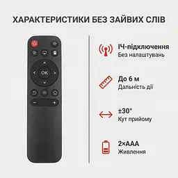Пульт ІЧ для проектора HY300, HY300 Pro, HY320 mini, HY320 - мініатюра 8