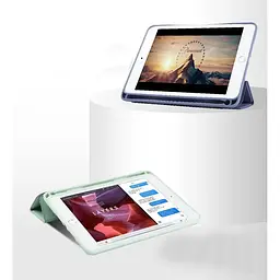 Чохол-книжка BeCover Tri Fold Soft TPU з кріпленням Apple Pencil для Apple iPad 10.2 2019/2020/2021 Light Blue (706747) - мініатюра 5