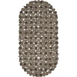 Килимок для ванної Eco Fabric Камінці 66х34 см прозоро-чорний (6634-004)