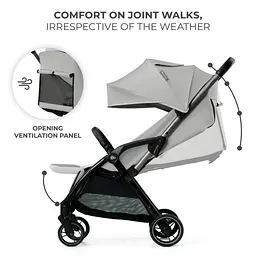 Коляска Kinderkraft Apino Dove Grey (KSAPIN00GRY0000) (5902533924103) - мініатюра 9