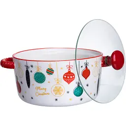 Миска для супу та локшини порцелянова Merry Christmas 800 мл FM-CS-9B - мініатюра 2