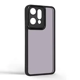 Защитный чехол для OPPO Reno14 Pro 5G, Shade, черный, TPU+PC, матовый, защита всего корпуса, панель-накладка, противоударный, с высокими бортами, амортизирует удары при падениях, ArmorStandart (ARM87431) - мініатюра 2
