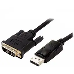 Кабель мультимедійний DisplayPort M to DVI M 1.8m 24+1pin Atcom (9504)